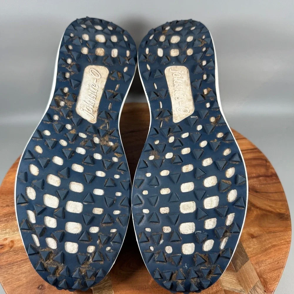 johnnie-O Knit Range Runner 2.0 Spikeless Golf Shoes Mens 9.5 Blue Heathered